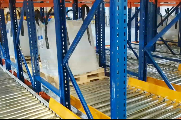 gravity conveyor roller rack