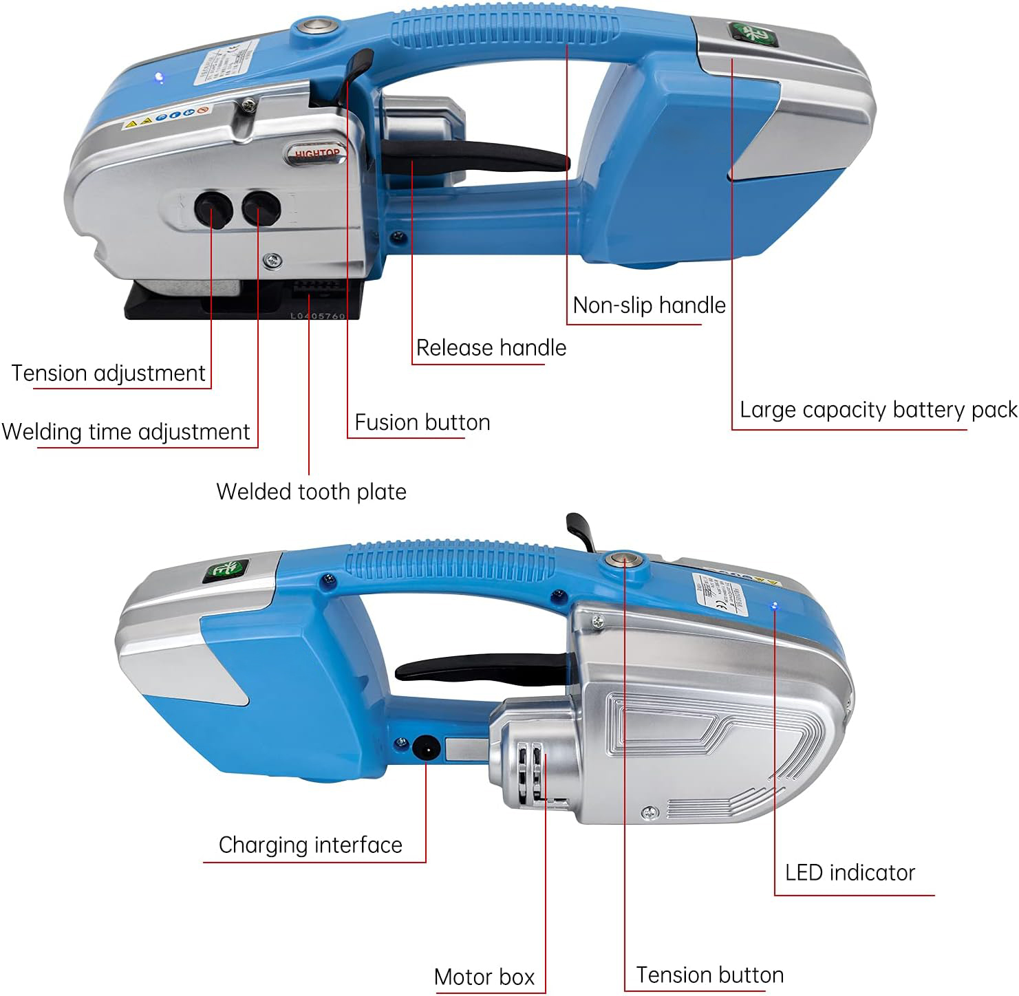 Portable Electric Strapping Baler Machine