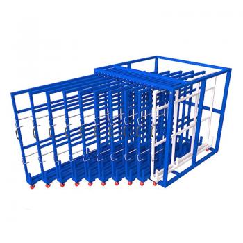 Roll Out Metal Sheet Racking